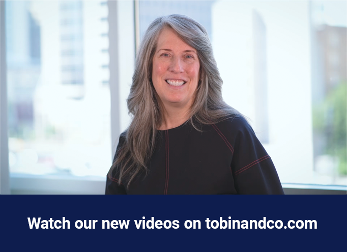 Watch our new videos on tobinandco 1